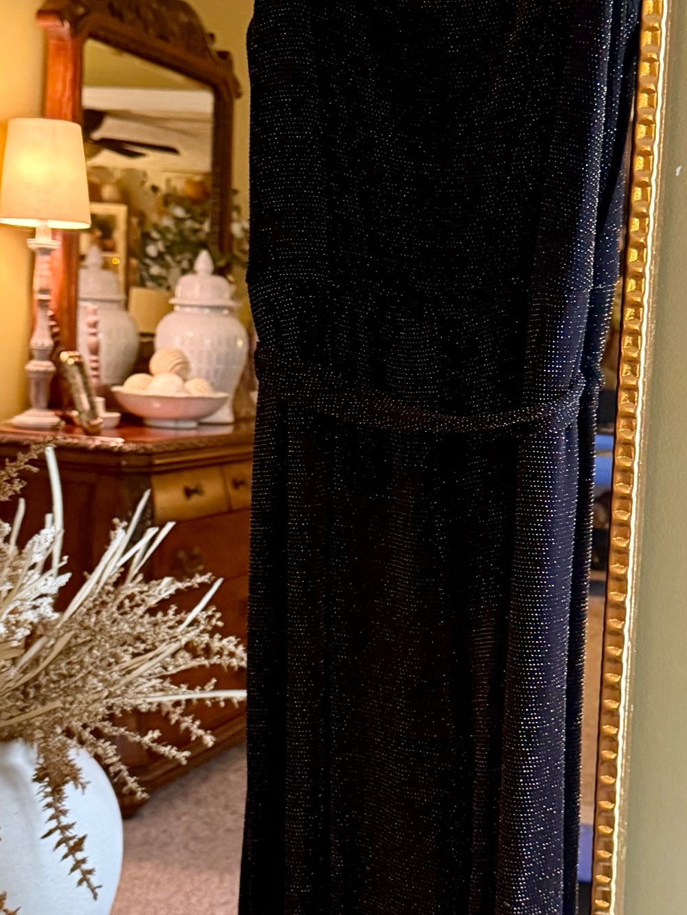 Lily Rose Black Sparkle Jumpsuit